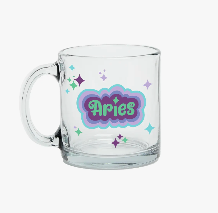 Aries Clear Coffee Mug